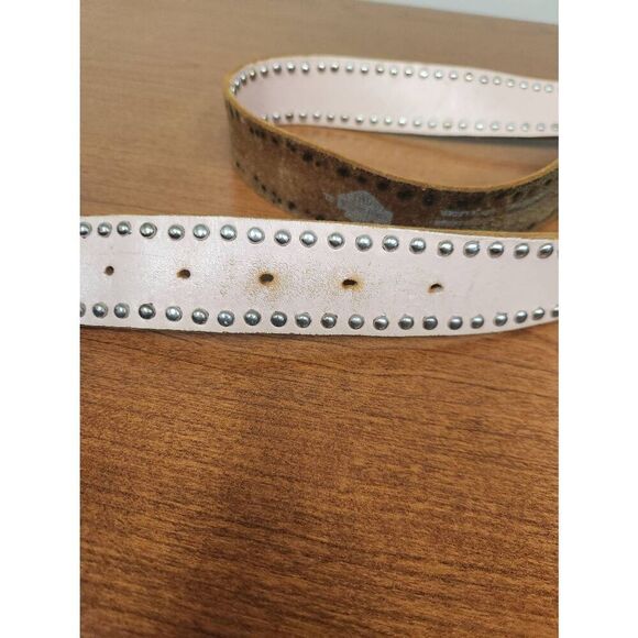 Harley-Davidson XL Pink and silver studded belt with removable buckle - Picture 7 of 10